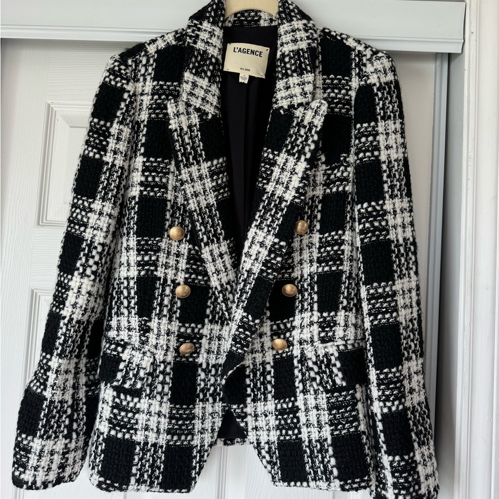 L’agence Tweed Blazer Jacket size 8 - gorgeous $795